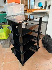 Mobiletto per proiettore o console in ventro nero