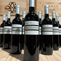 lotto di bottiglie di vino francese Bordaux