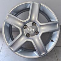 1 cerchio lega peugeot 206 307 r17 ls4108