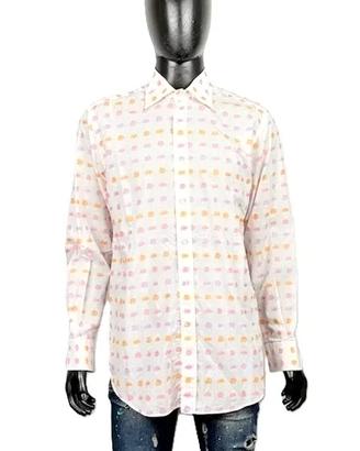 Etro Milano Camicia Uomo 41 L Fantasia Paisley