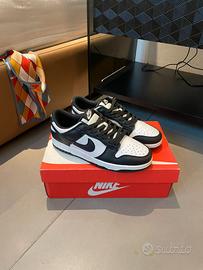 Nike Dunk Low Bianco Nero Panna Sneakers EU37.5