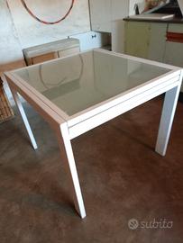 Tavolo allungabile con struttura in ferro vernici 