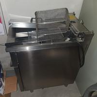 friggitrice elettrica 380v. doppia vasca