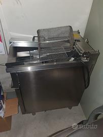 friggitrice elettrica 380v. doppia vasca