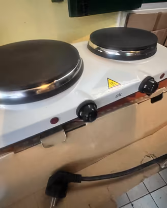 Fornello elettrico doppia piastra