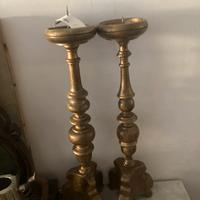 Antichi torcieri in legno