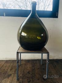 Antica damigiana in vetro soffiato (10)