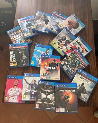 Lotto Giochi Ps4 120€ trattabili