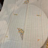 Tovaglia vintage 12 persone con tovaglioli e gremb