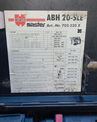 Tassellatore Wurth a batteria  ABH-20 SLE