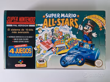 Super Nintendo snes Super Mario All-Stars  comple