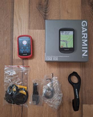 Garmin Edge 830 agganci cover rossa ciclismo