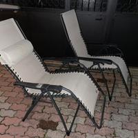 2 Lettino sdraio pieghevole