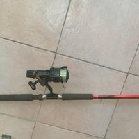 Canna da pesca con mulinello
