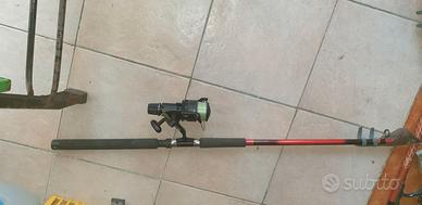 Canna da pesca con mulinello