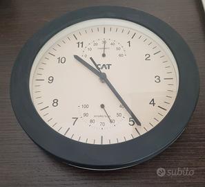 orologio con igrometro e termometro CAT anni 80