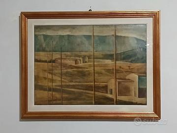 Quadro ad olio del pittore Marcello Scuffi