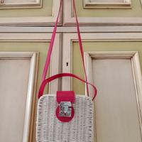 borsa in vimini a tracolla Stradivarius 