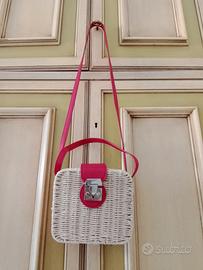 borsa in vimini a tracolla Stradivarius 