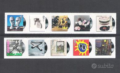 10 francobolli Royal Mail Classic Album Covers