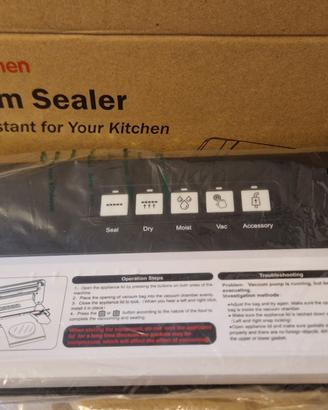 Macchina sottovuoto con accessori