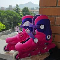 Roller bambina PLAY3 rosa-lilla