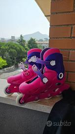 Roller bambina PLAY3 rosa-lilla