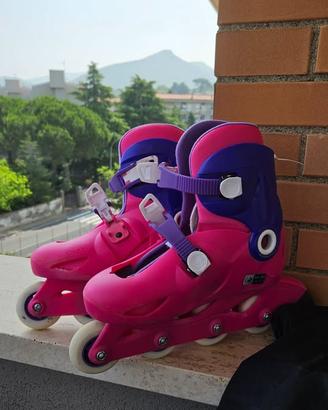 Roller bambina PLAY3 rosa-lilla