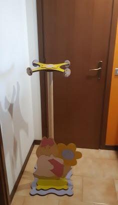 Splendido appendiabiti bambini artigianale legno