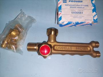 IMPUGNATURA CANNELLO FROVER in OTTONE