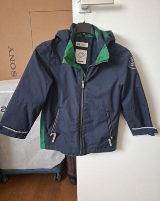 Giubbotto impermeabile bambino tg.6 ann
