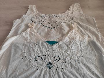 Camicie da notte ricamate anni '30