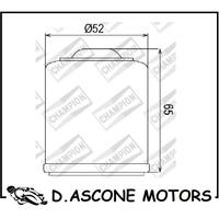 Champion - Filtro Olio Champion COF083 Piaggio Apr