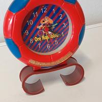 Sveglia orologio rosso blu da collezione