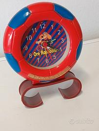 Sveglia orologio rosso blu da collezione