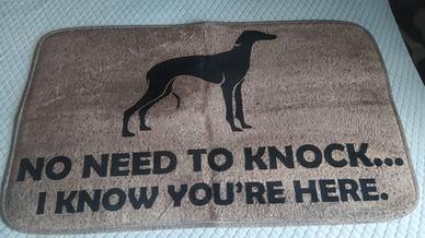 Tappeto antiscivolo levriero 