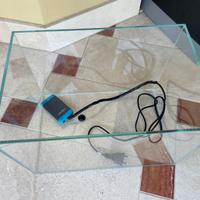 Tartarughiera con riscaldatore acqua