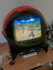 TV vintage Philips Discoverer GR1-AX 14GR1220/22B 