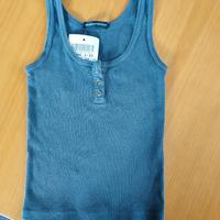 canotta ragazza grigio blu