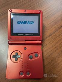 Nintendo Game Boy Advance SP Rosso Funzionante