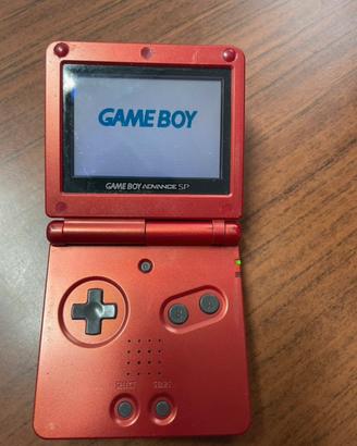Nintendo Game Boy Advance SP Rosso Funzionante
