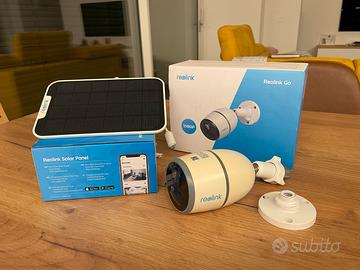 Telecamera 1080p Reolink Go 4G + pannello solare