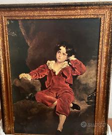 The Redboy - quadro olio su tela