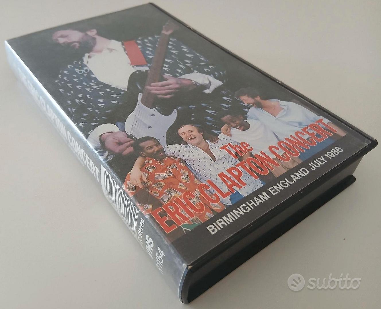 VHS originale Eric Clapton Live In Birmingham 1986 - Audio/Video In ...