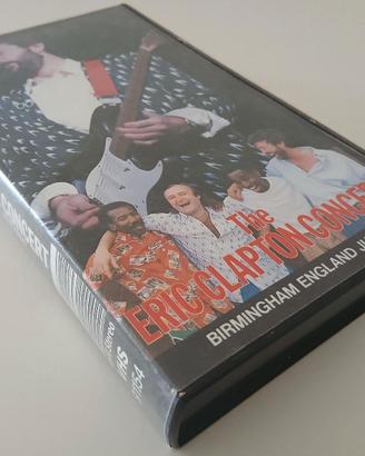VHS originale Eric Clapton Live In Birmingham 1986