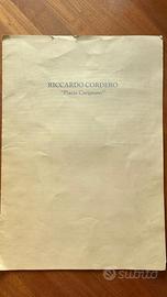 Incisione di Riccardo Cordero