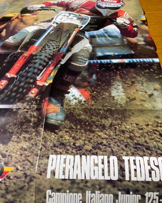 Poster di moto sprint sul motocross, parte seconda