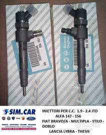 Iniettori c.c. 1.9 - 2.4 JTD Alfa 147, Fiat Bravo