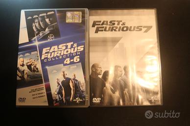 Fast and Furious 4 5 6 7 Blu-ray ita Dolby Audio 