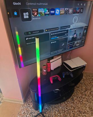 Lampada Led Rgb Gaming Atmosphere +telecomando 